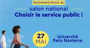 Affiche du Salon national « Choisir le service public »